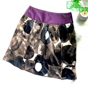 Mango Suit Multicolored Patterned A Line Skirt with Pockets, 8